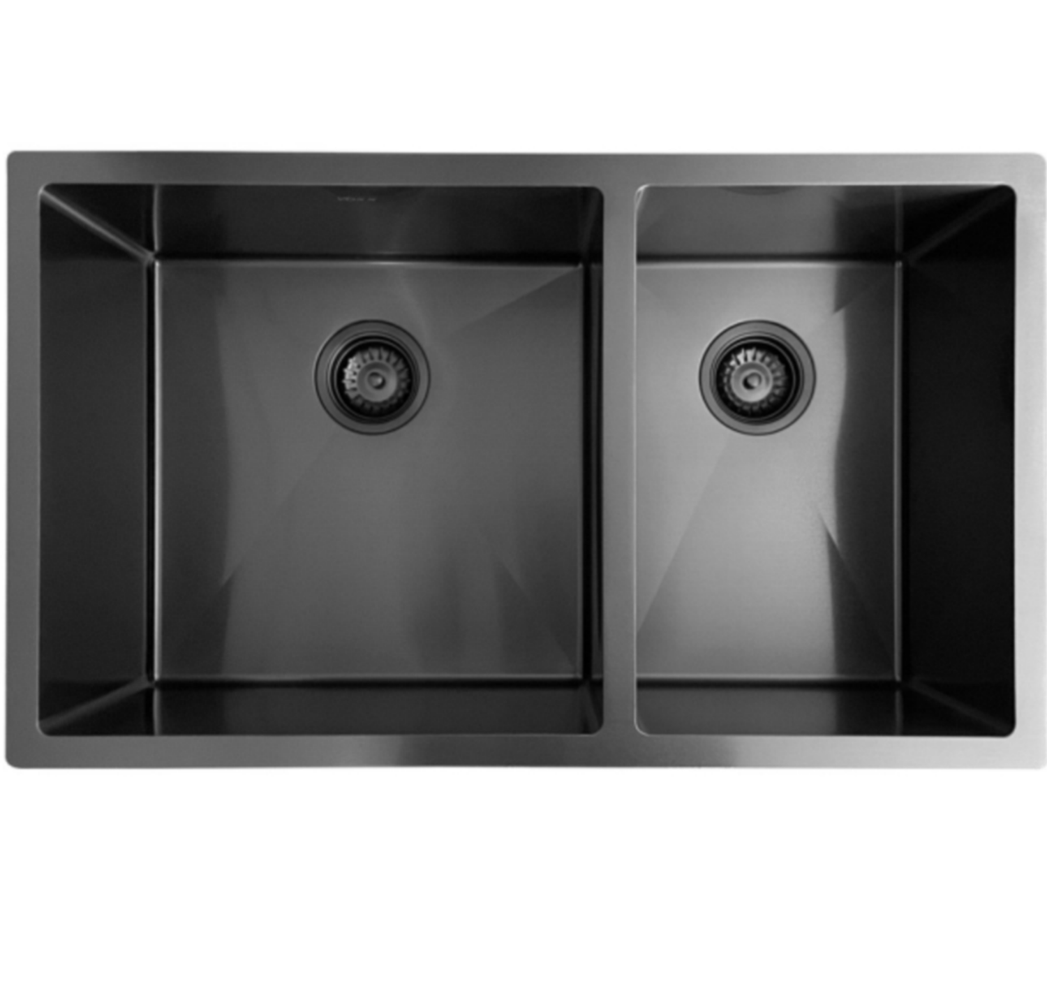 HU3219O(Black) Undermount Double Bowl Stainless Steel Sink For Kitchen