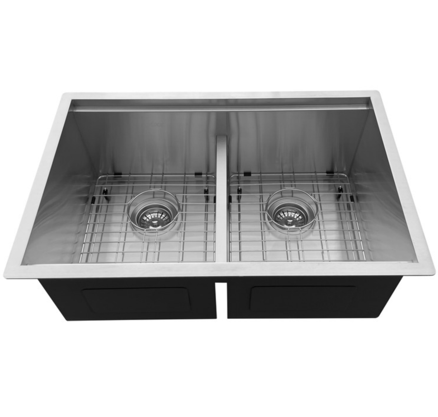 OEM 2819D 28* 18* 9 inch undermount double sink bowl stainless steel workstation sink 