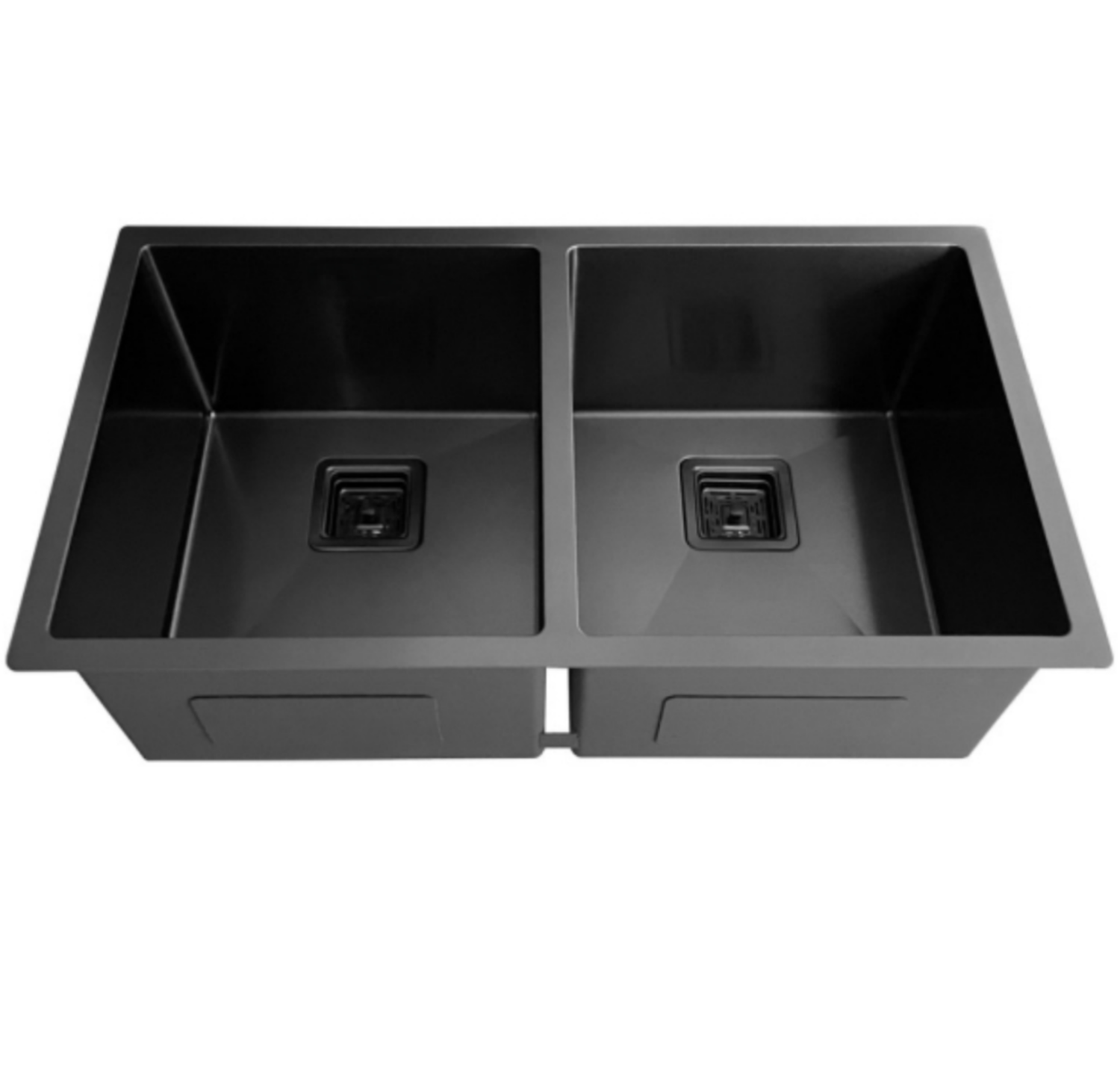 OEM HU3218H(Black) 32* 18* 10 inch undermount double sink bowl Stainless Steel Kitchen Sink 