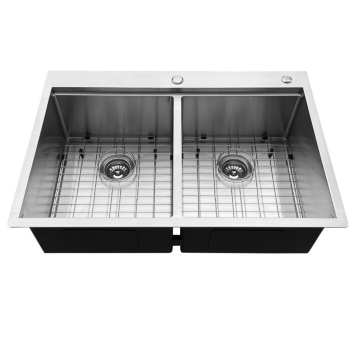 3322D Topmount Double Bowl Stainless Steel Workstation Sink For Kitchen