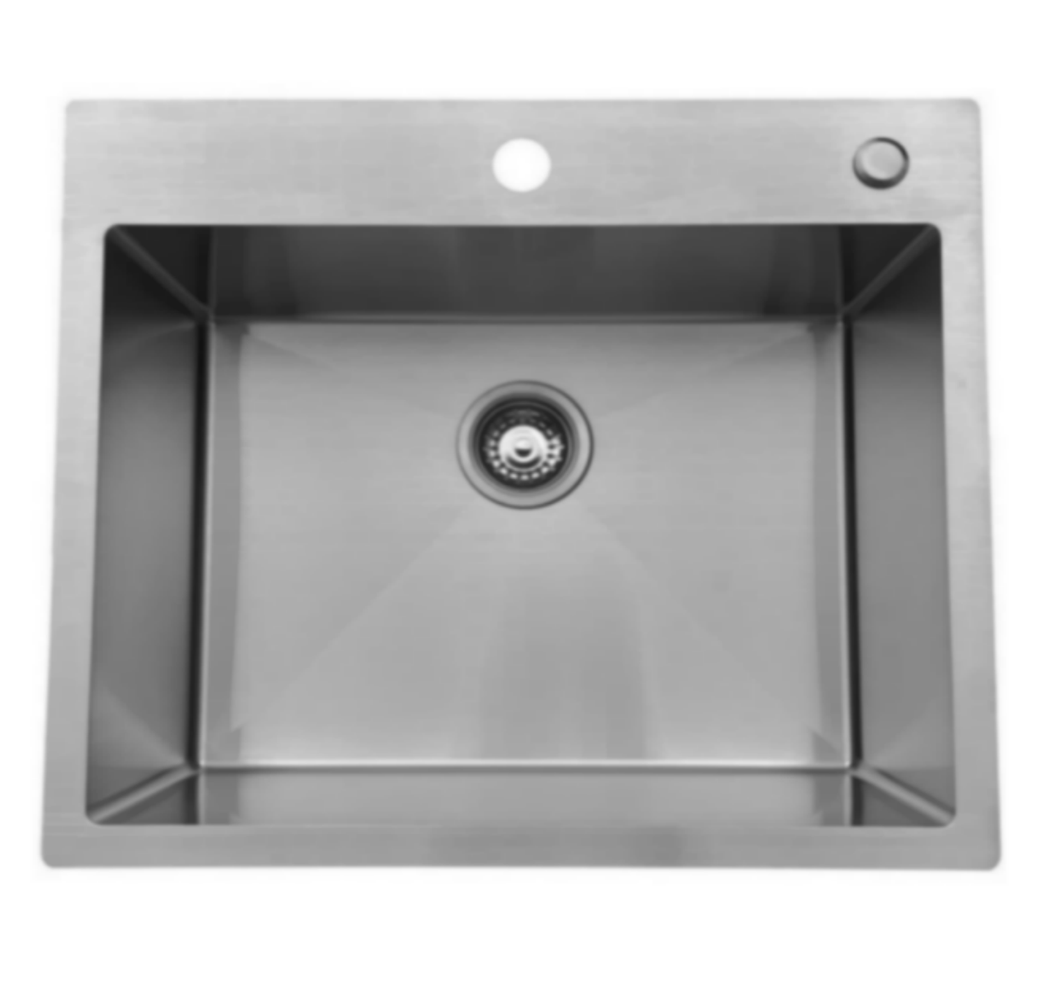 HT2522S Topmount Single Bowl Stainless Steel Sink For Kitchen