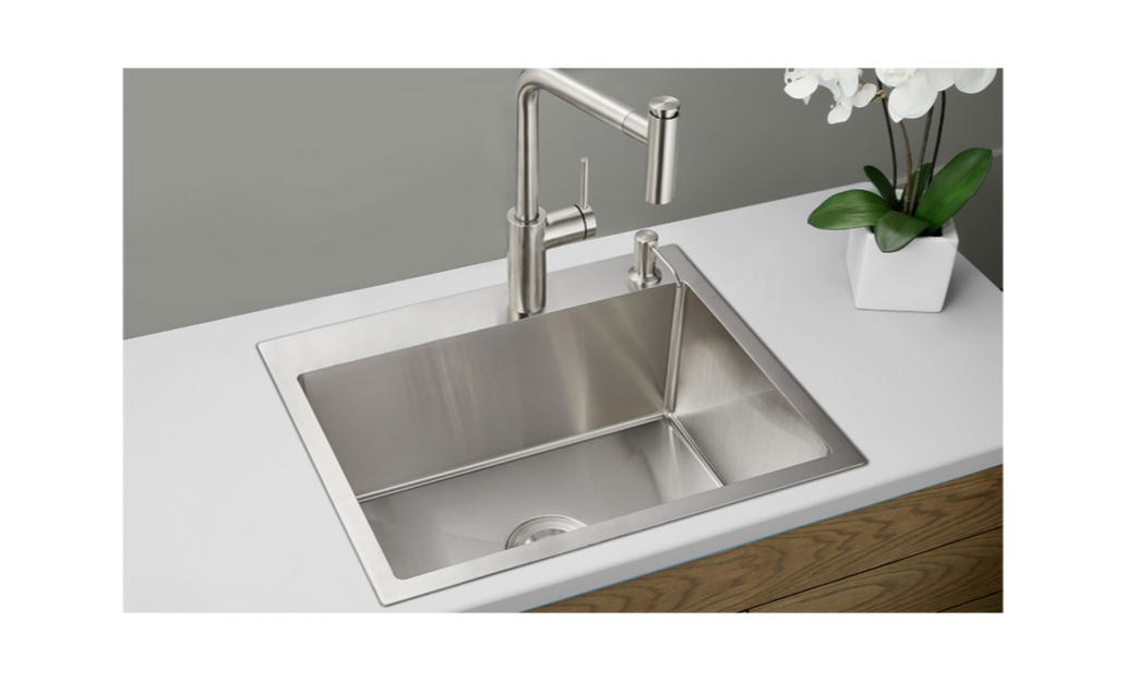 OEM HT2020S 20*20*9 inch topmount/drop-in single sink bowl stainless steel kitchen sink 