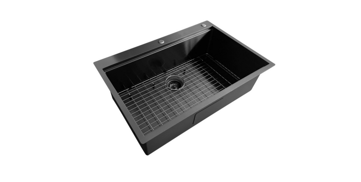 OEM 3322S(Black) 33*22*9 inch topmount/drop in single sink bowl stainless steel workstation sink 