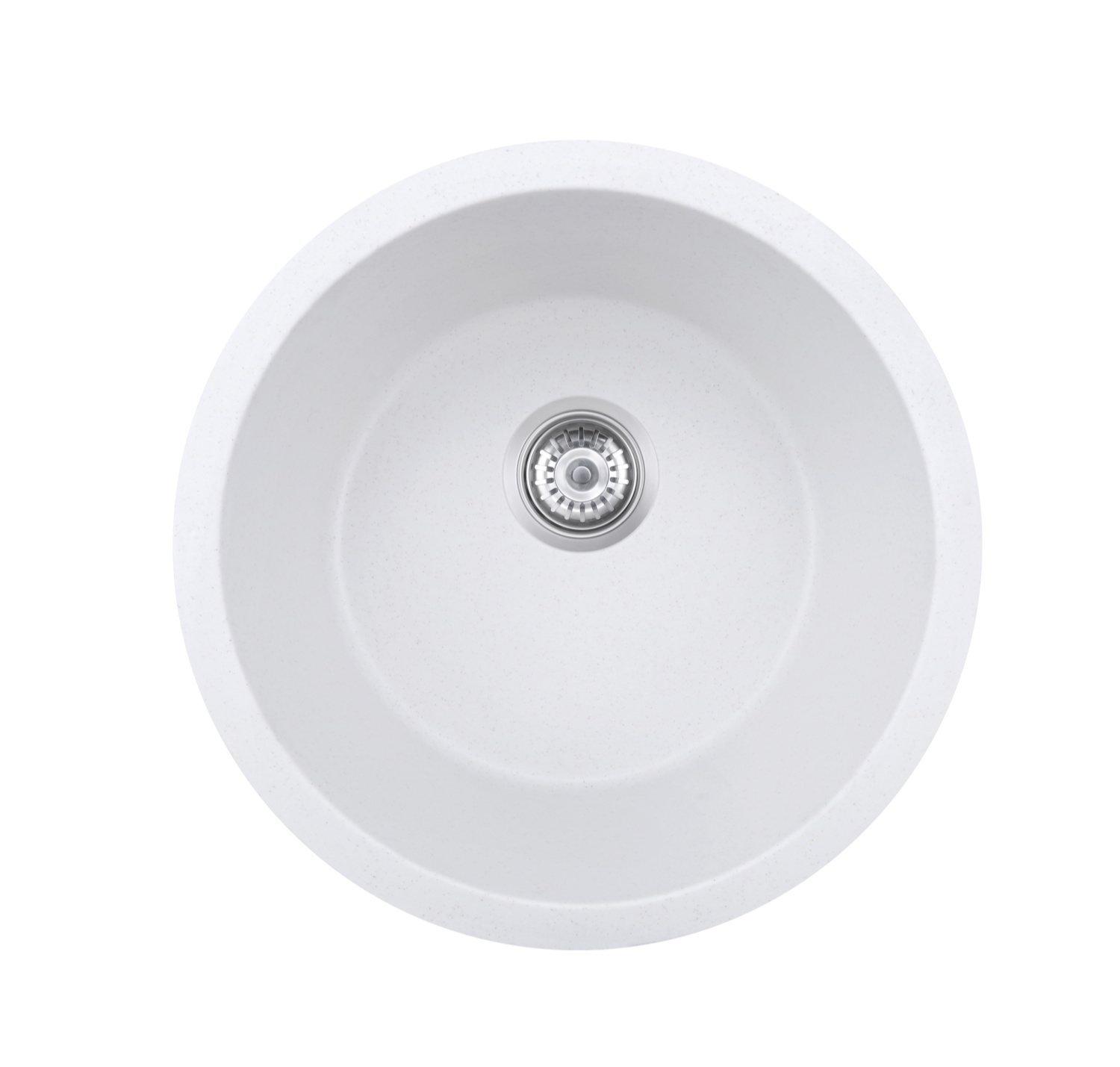 OEM BLM-GU460SR 18*18*8 inch round undermount single sink bowl quartz sink for kitchen/hotel