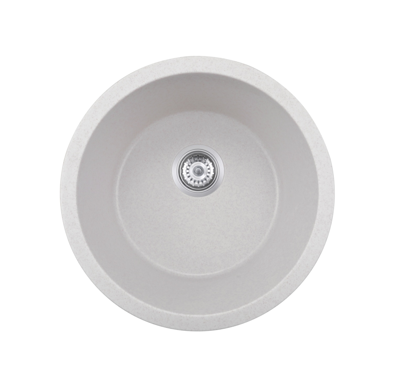 OEM BLM-GU460SR 18*18*8 inch round undermount single sink bowl quartz sink for kitchen/hotel