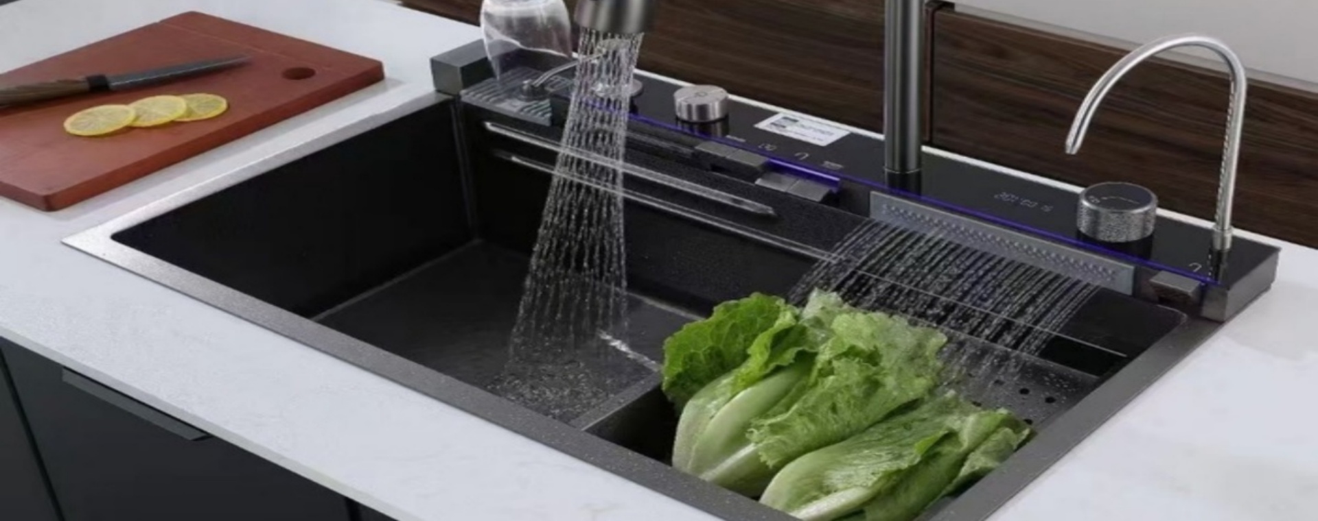 Stainless steel workstation sinks